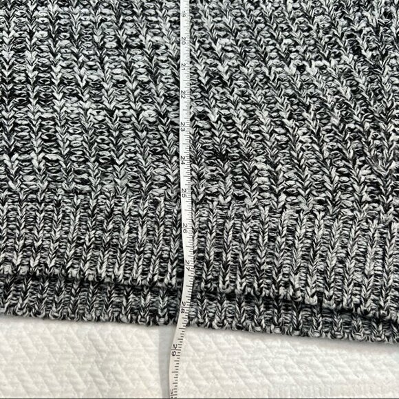 URBAN Heritage Textured Chunky Rib Knit Black/White Sweater Dress M - Picture 6 of 11